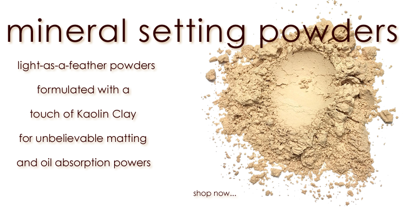 mineral setting powders